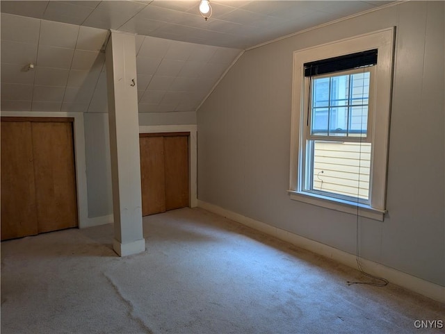 305 S Midler Ave, Syracuse, NY 13206 - additional living space with carpet flooring and vaulted ceiling