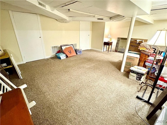308 Haddonfield Dr, Dewitt, NY 13214 - finished below grade area with carpet floors and baseboards