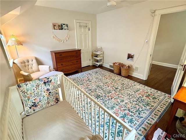 308 Haddonfield Dr, Dewitt, NY 13214 - bedroom with wood finished floors and baseboards