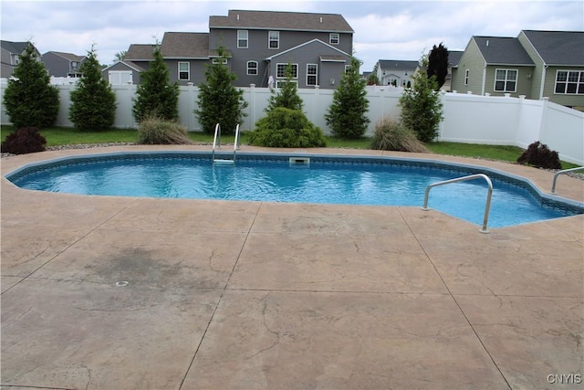 4745 Lynnville, Clay, NY 13041 - view of pool with a residential view, a fenced backyard, and a patio