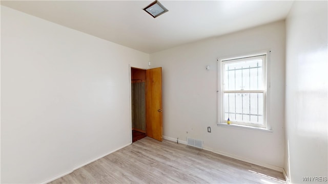 133 Freund St, Buffalo, NY 14215 - spare room with light wood finished floors and baseboards