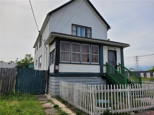 196 Kilhoffer St Unit B, Buffalo, NY 14211 - view of front of home featuring entry steps