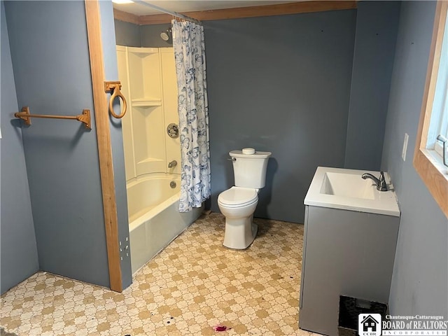 1014 N Union St, Olean-City, NY 14760 - bathroom with vanity and shower / bath combination with curtain