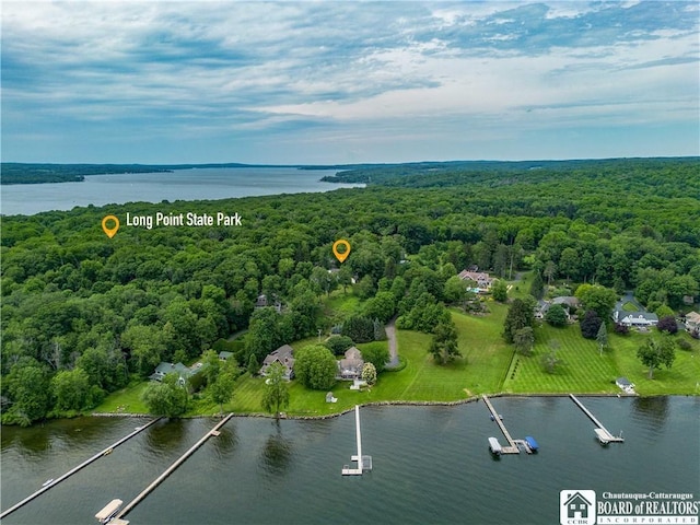 5 Summit Park Dr, Ellery, NY 14712 - aerial view of property's location featuring a large body of water