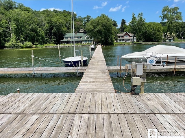 5 Summit Park Dr, Ellery, NY 14712 - dock featuring a water view and boat lift