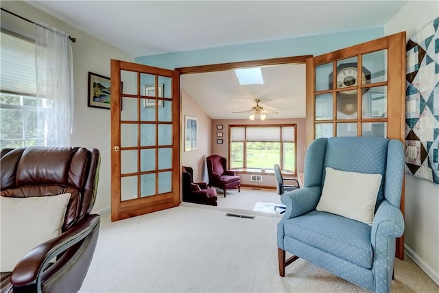 921 Wayneport Rd, Macedon, NY 14502 - sitting room with carpet and a ceiling fan