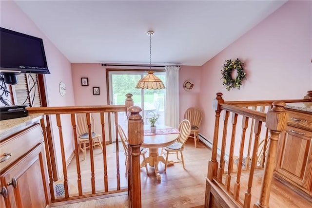 921 Wayneport Rd, Macedon, NY 14502 - dining space with light wood-style floors