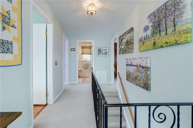 921 Wayneport Rd, Macedon, NY 14502 - corridor with carpet floors and baseboards
