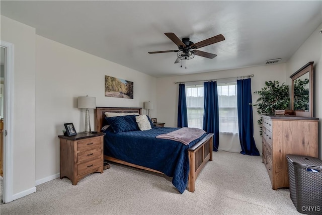 33039 County Route 22, Antwerp, NY 13691 - bedroom with light carpet and a ceiling fan