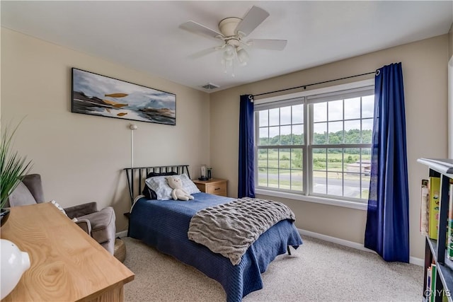 33039 County Route 22, Antwerp, NY 13691 - carpeted bedroom featuring baseboards and a ceiling fan