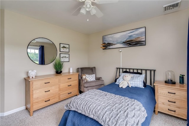 33039 County Route 22, Antwerp, NY 13691 - bedroom with light colored carpet and ceiling fan