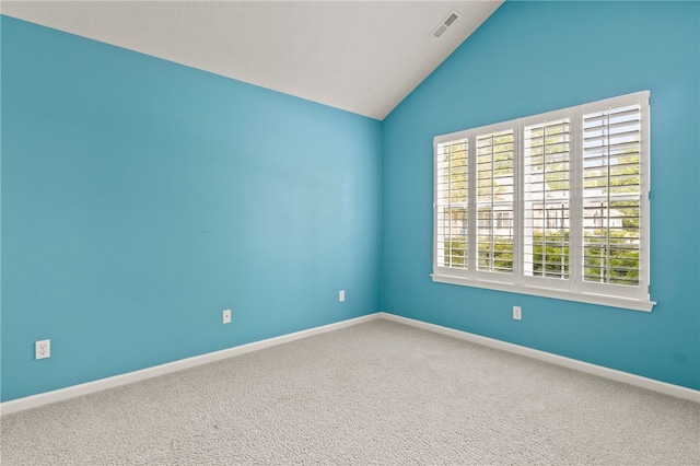 189 Maryview Dr, Penfield, NY 14580 - unfurnished room featuring healthy amount of natural light, vaulted ceiling, and carpet floors
