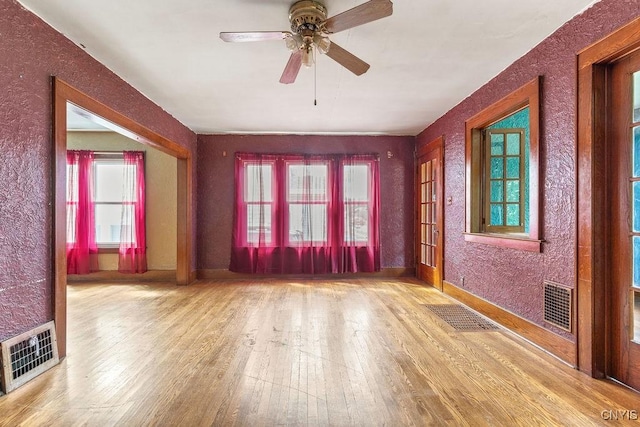 218-20 Avery Ave, Syracuse, NY 13204 - unfurnished room with hardwood / wood-style flooring and a ceiling fan