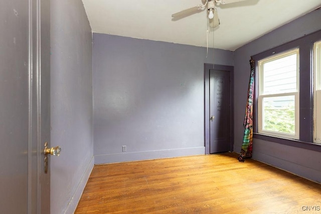 218-20 Avery Ave, Syracuse, NY 13204 - empty room featuring light wood-type flooring and ceiling fan