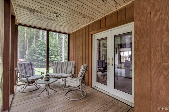8782 Buck Point Rd, Watson, NY 13367 - sunroom with french doors