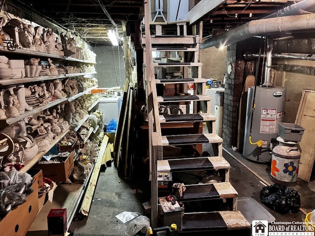 157 W Main St, Allegany, NY 14706 - unfinished below grade area featuring water heater
