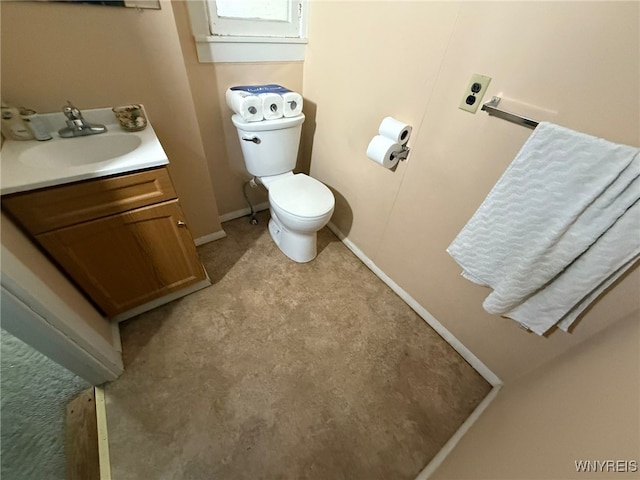 75 Main St, North Dansville, NY 14437 - half bathroom with vanity and toilet