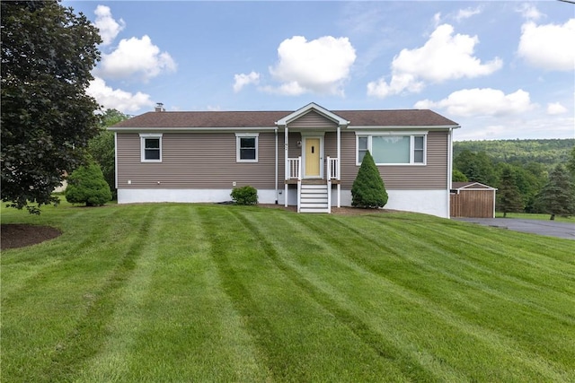 1192 Clendenning Rd, Lindley, NY 14870 - view of front of house with a front yard