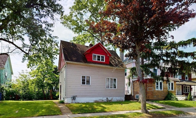 173 Hedley Pl, Buffalo, NY 14208 - view of property exterior featuring a lawn and entry steps