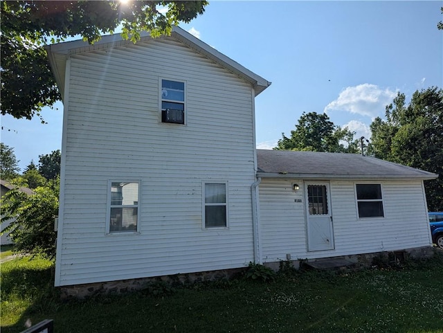 4182 Dresser Rd, Shelby, NY 14103 - back of property featuring a shingled roof