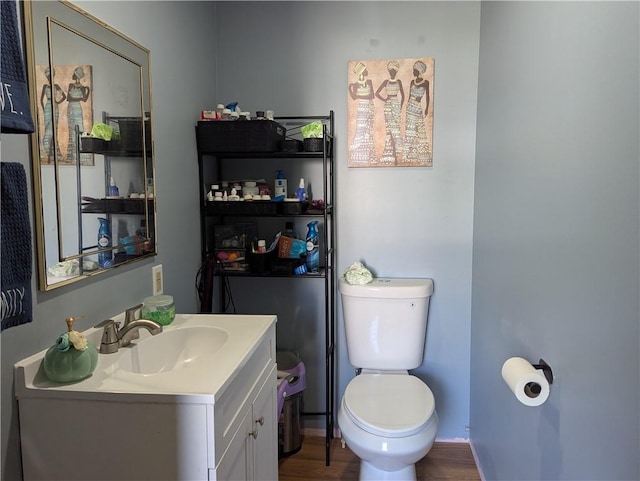 4182 Dresser Rd, Shelby, NY 14103 - half bath featuring vanity and wood finished floors