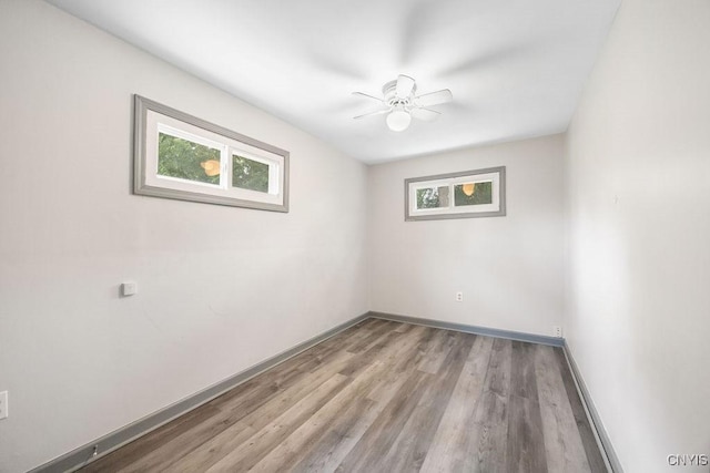 9 Lawrence Ave, New Hartford, NY 13413 - spare room featuring light wood finished floors and a ceiling fan