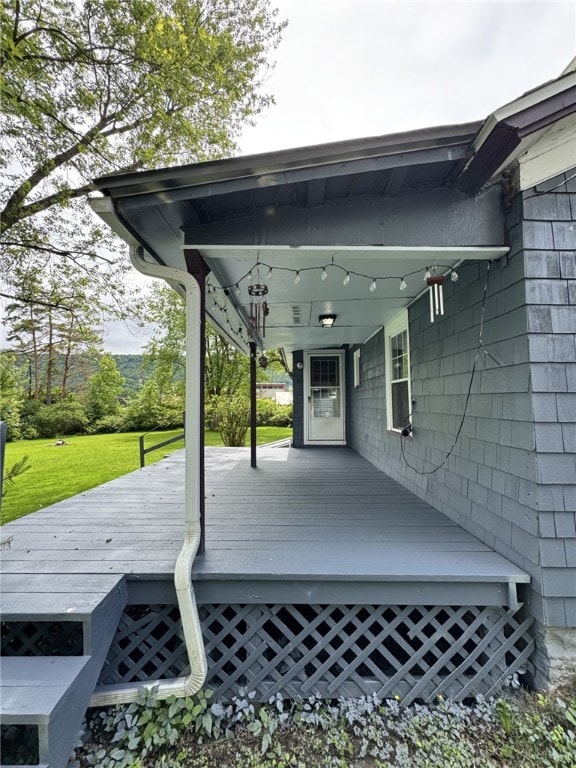 66 W Benton Ave, Port Allegany Boro, PA 16743 - deck with a lawn