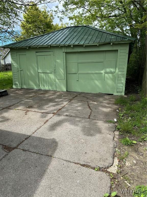 54 Decker St, Buffalo, NY 14215 - garage featuring driveway
