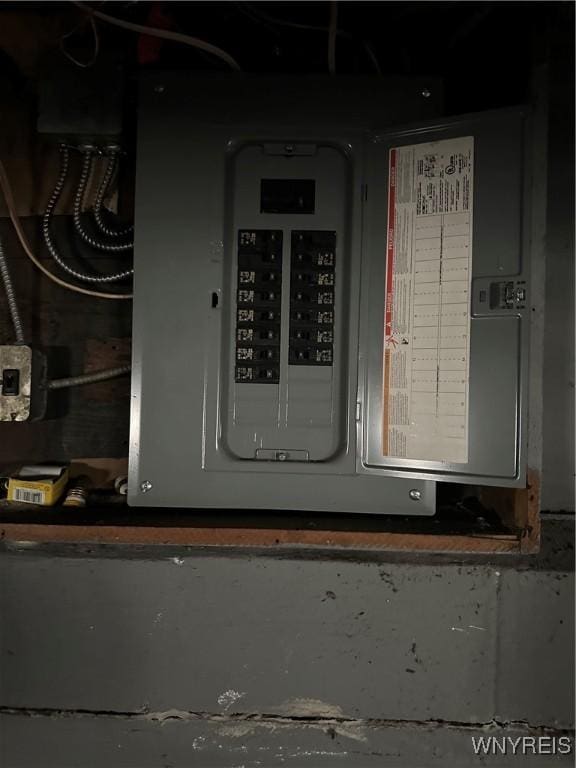 54 Decker St, Buffalo, NY 14215 - utility room featuring electric panel