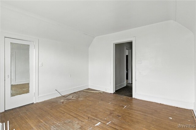 49 Urban St, Buffalo, NY 14211 - unfurnished room with hardwood / wood-style floors