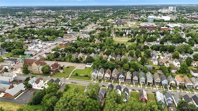 49 Urban St, Buffalo, NY 14211 - aerial overview of property's location with nearby suburban area
