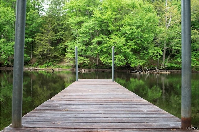 105 Garmon Ave, Webb, NY 13420 - dock area with a water view