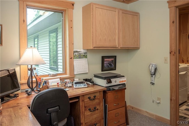 105 Garmon Ave, Webb, NY 13420 - office with washer / dryer