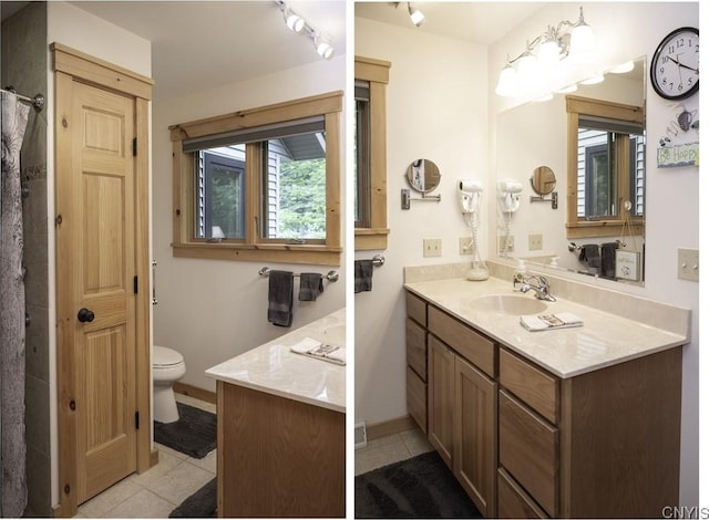 105 Garmon Ave, Webb, NY 13420 - full bathroom with vanity and tile patterned floors