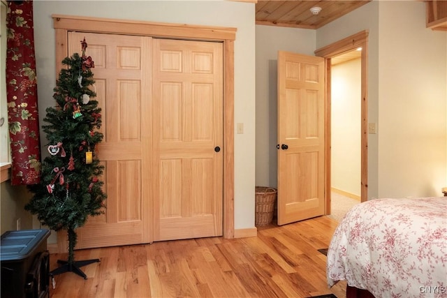 105 Garmon Ave, Webb, NY 13420 - bedroom with wood finished floors and a closet