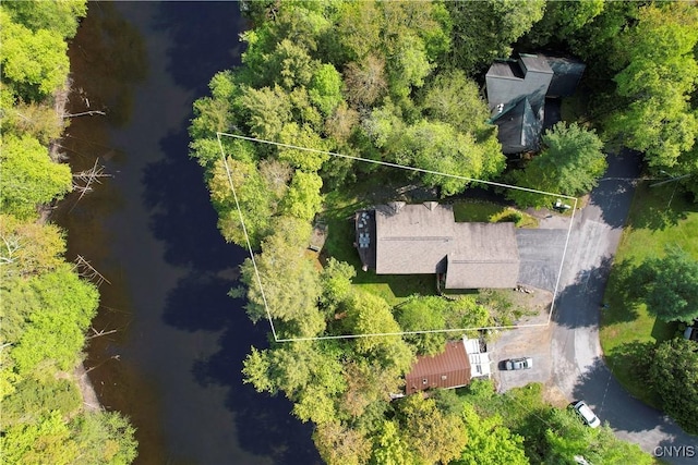 105 Garmon Ave, Webb, NY 13420 - view of property location with property boundaries highlighted and a large body of water