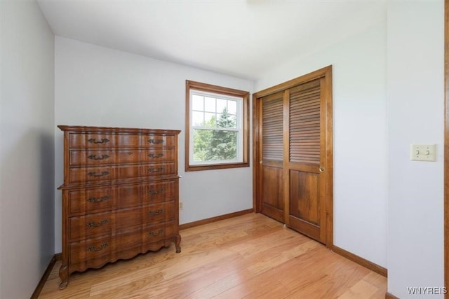 3212 Hickox Rd, Hamburg, NY 14075 - bedroom with light wood-style floors and a closet