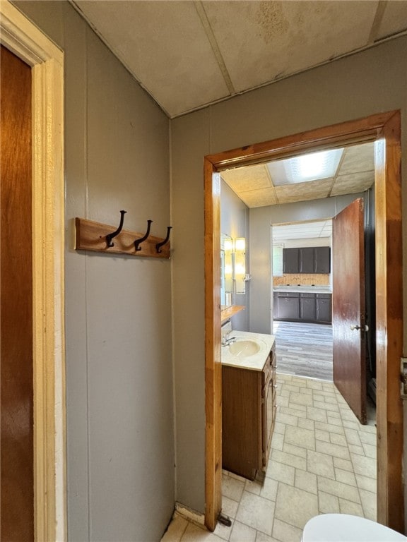 2 2nd St, Eldred, PA 16731 - half bathroom featuring vanity and toilet