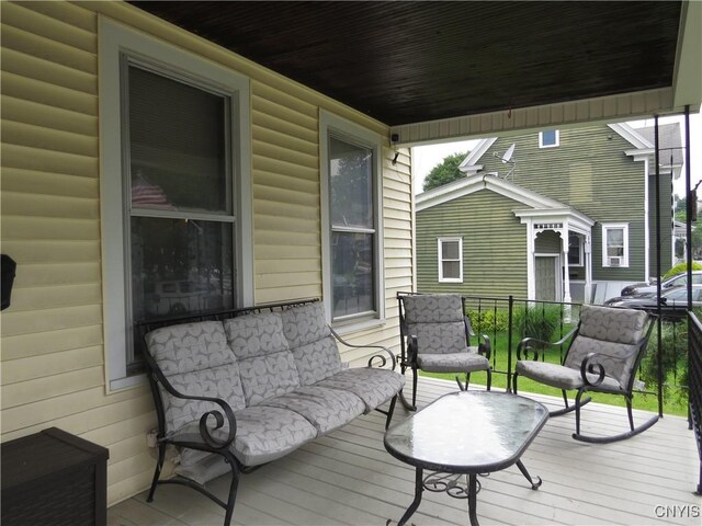 325 Margaret St, Herkimer, NY 13350 - view of wooden porch