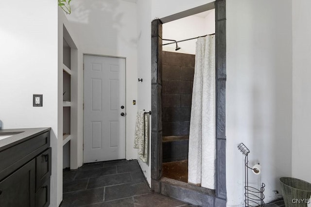 3785 Ransom Rd, Pompey, NY 13078 - bathroom with a stall shower and vanity