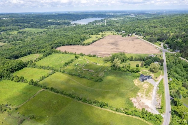 3785 Ransom Rd, Pompey, NY 13078 - aerial view of property and surrounding area featuring a heavily wooded area