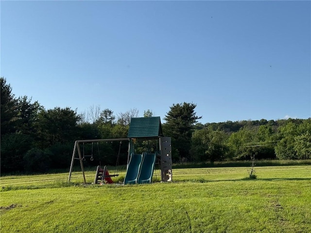 6303 Palmiter Rd, Alfred, NY 14803 - view of play area featuring a yard