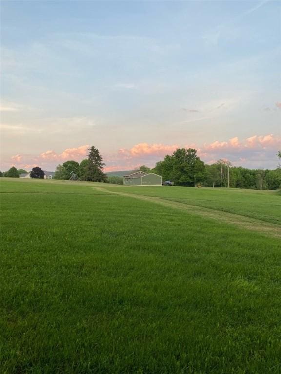 6303 Palmiter Rd, Alfred, NY 14803 - view of property's community with a yard and a view of countryside