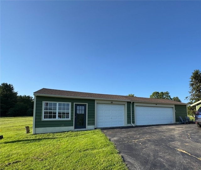 6303 Palmiter Rd, Alfred, NY 14803 - view of front of house featuring a front yard and a detached garage
