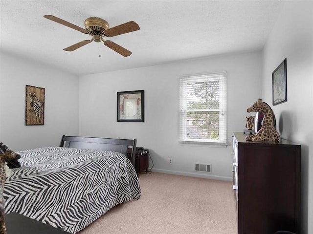 27 Black Spruce Ct, Greece, NY 14616 - bedroom featuring carpet flooring, ceiling fan, and a textured ceiling