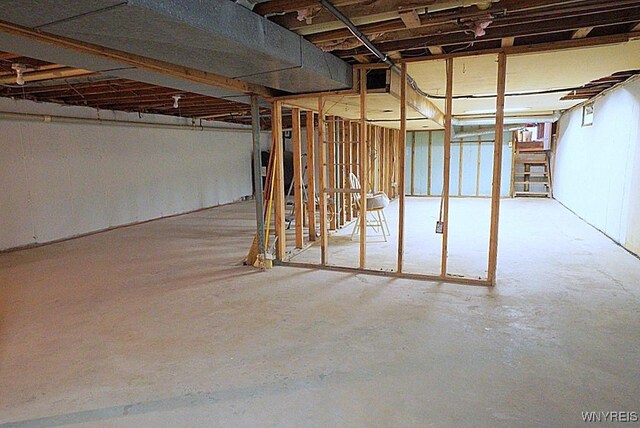 3840 Coomer Rd, Newfane, NY 14108 - view of unfinished basement