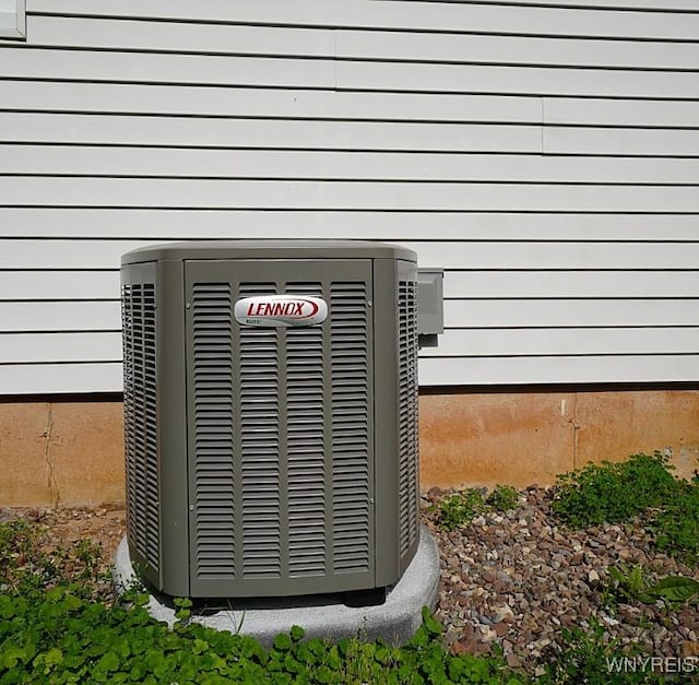 3840 Coomer Rd, Newfane, NY 14108 - exterior view of a central air condition unit