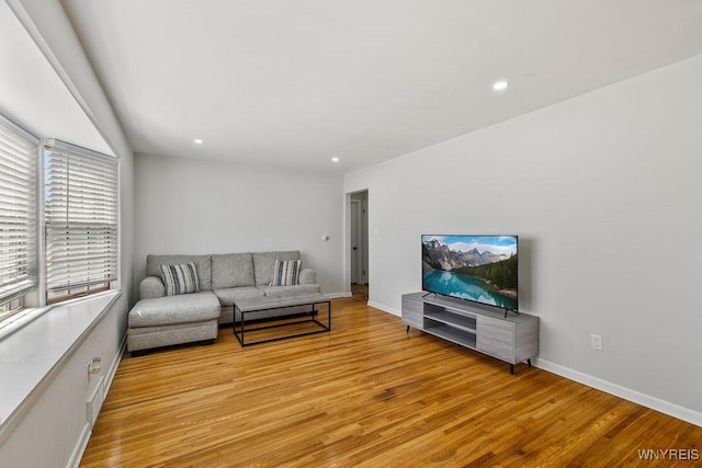 503 Kohl St, North Tonawanda, NY 14120 - living area featuring light wood-type flooring and recessed lighting