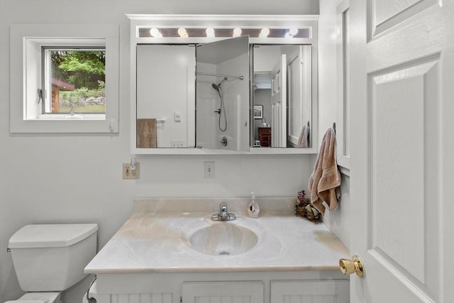 485 Spring Valley Rd, Delhi, NY 13753 - bathroom with vanity and a shower