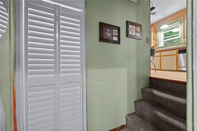 703 N Perry St, Dix, NY 14891 - view of stairway